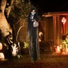 SEVOBAL Party Decorations and Accessories 4.3' Animated Guitar Playing Grim Reaper Halloween Durable Realistic Outdoor Yard, Black, 20"*9.1"*51.2" - 4 of 4