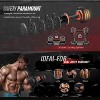 25LB 5 in 1 Single Adjustable Dumbbell Free Dumbbell Weight Adjust with Anti-Slip Metal Handle, Ideal for Full-Body Home Gym Workouts - 3 of 4