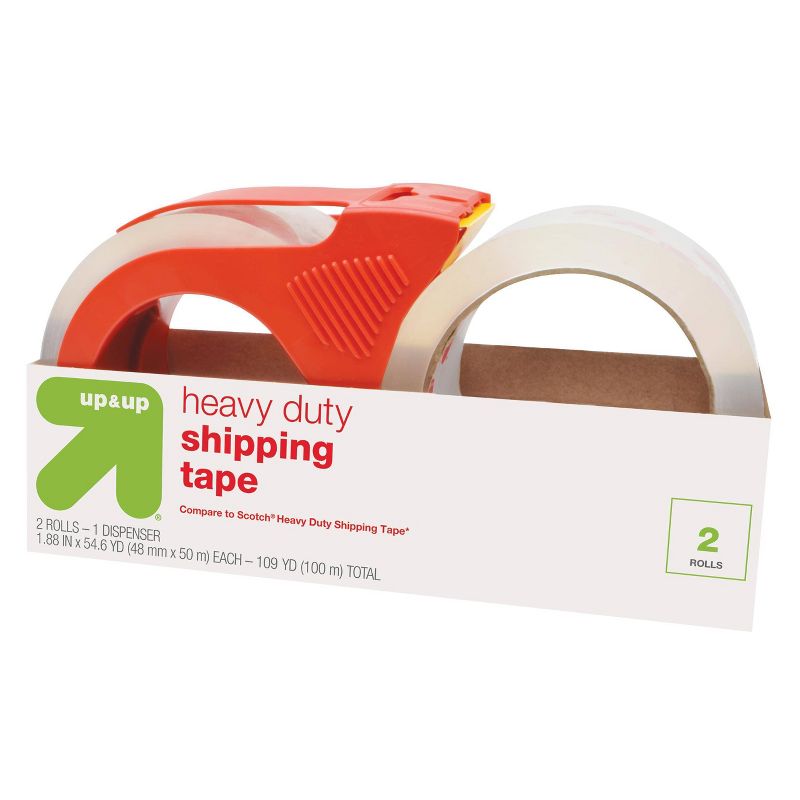 2pk Heavy Duty Shipping Tape with Dispenser - up &#38; up&#8482;, 2 of 4