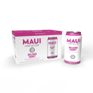 Maui Dragonfruit Hard Seltzer - 6pk/12 fl oz Cans - 1 of 4