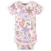 Onesies® Brand Baby Girls Short Sleeve Bodysuits, 4-Pack - 4 of 4
