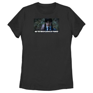 Women's Wednesday Are You Mansplaining my Power T-Shirt - 1 of 4