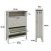 Shoe Storage Cabinet with 2 Flip Drawers,Automatic Deodorization Function - 3 of 4