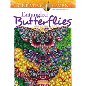 Creative Haven Entangled Butterflies Coloring Book - (Adult Coloring Books: Insects) by  Angela Porter (Paperback) - 1 of 1