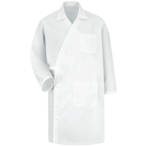 Red Kap Butcher Wrap, White - L