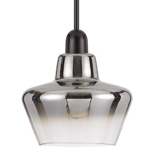 Cal Lighting 40W Brockton glass pendant light - 1 of 3