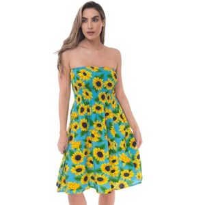 Riviera Sun Womens Strapless Tube Short Dress - Summer Dresses - 1 of 4