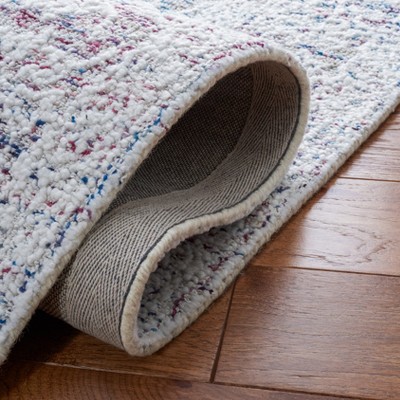Ivory Elegance Square Hand-Tufted Wool Area Rug - 6'