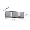UNISOAR Metal Wall Hooks with LED Night Light for Kitchen Bathroom, Living Room, Hall Way - 3 of 4