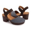 MUK LUKS Women's Merritt Closed Toe Quarter Strap Shoe - 3 of 4