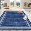 Scalloped Modern Abstract Area Rug Washable Rug for Living Room, Non-Slip Soft Carpet for Bedroom - 3 of 4
