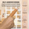 MEDca Self-Adhesive Tape, 12 Pack - 1" x 5-Yard Rolls, Elastic Bandage Rolls & Athletic Wrap for Sprains, Swelling, & Soreness - 4 of 4