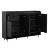 Maliang Shoe Cabinet with Arched Doors and Drawer, Adjustable Shelves for Entryway, Living Room - 2 of 4