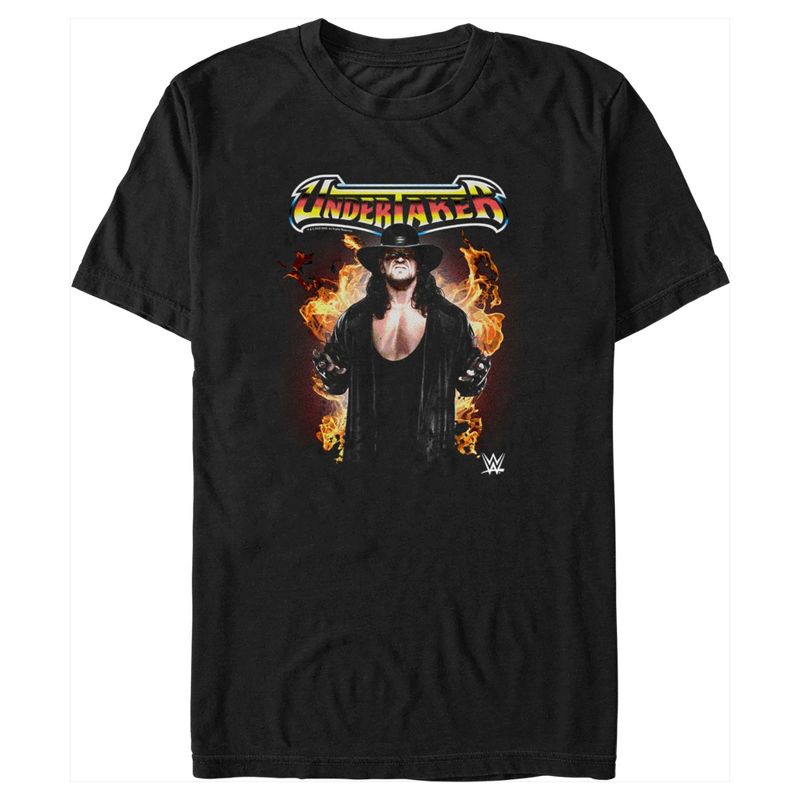 Men's WWE Undertaker Flames T-Shirt, 1 of 6