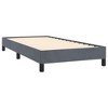 Bed Frame Dark gray Velvet (100% polyester), Plywood, Engineered wood - 3 of 4