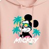 Women's - Disney - Mickey Sunset Shades Cropped Graphic Hoodie - 2 of 3