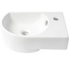 ALFI ABC119 White 16Inch Small Wall Mounted Ceramic Sink with Faucet Hole - 3 of 4