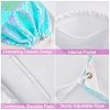 Generic Sparkly Drawstring Backpack Mermaid Sequin Dance Bag Sports Gym B - 3 of 4