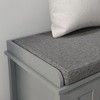 Sapphtopaz Storage Bench Shoe Rack Storage Organizer with Cushion Ottoman with Storage Entryway Shoe Storage for Bedroom, Entryway - 2 of 4