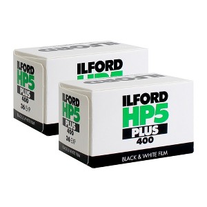 Ilford HP5 Plus Black & White Negative Film 35mm Roll Film, 36 Exposures - 2 Pack - 1 of 4