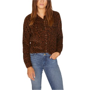 Sanctuary Clothing Womens Urban Leopard Button Up Shirt - 1 of 1