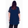 Avenue Women's Plus Size Liv Overlay Mixed Media Top - 3 of 4