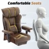 Efomao Ergonomic Office Chair 450LBS with Foot Rest, High Back PU Leather Executive Chair with Lumbar Support and Adjustable Armrests (Brown) - 4 of 4