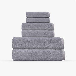 Depera Home 6pc Puresoft Turkish Assorted Bath Towel Set - 1 of 3