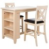 Everest 3 Piece Pub Set - Safavieh - 4 of 4