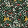18"X18"Polyester Square Pillow in Frolic Evergreen - Skyline Furniture: Modern Plaid Design, Indoor Cotton Fabric, Zippered - 3 of 4