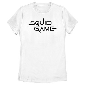Women's Squid Game Logo White T-Shirt - 1 of 4