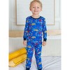 RuffleButts Gender Inclusive Viscose from Bamboo Toddler Long Sleeve Pajama Set - 3 of 4