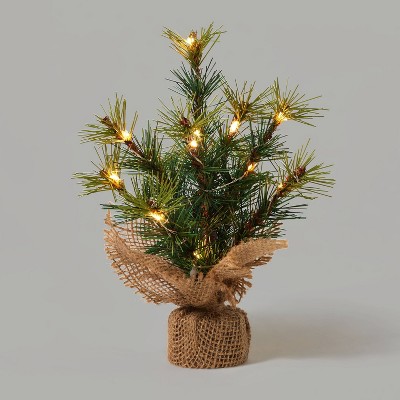 8in Battery Operated LED Pine Tree Novelty Silhouette Light - Wondershop™