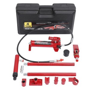Porta Power Kit, Portable Hydraulic Jack with 4.6ft Oil Hose, Auto Body Frame Repair Kit with Storage Case - 1 of 4