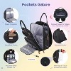 RUVALINO Large Diaper Bag Backpack, Waterproof Baby Travel Pack with Changing Pad & Stroller Straps - 2 of 4