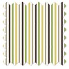 Bacati - Mod Dots/Strps Green Stripes Crib or Toddler Bed Skirt - 4 of 4