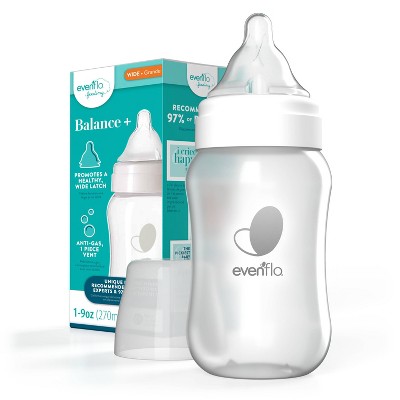 Evenflo Balance Wide-Neck Anti-Colic Silicone Baby Bottle - 9oz