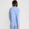 Lands' End Women's Long Sleeve Heavy Weight Softest Touch Quarter Zip Top - 2 of 4