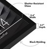 Americanflat 11x14 Picture Frame with Shatter-Resistant Glass - Set of 2 - Streamline Collection - Thin Border Picture Frame for Wall Display - Black - 3 of 4