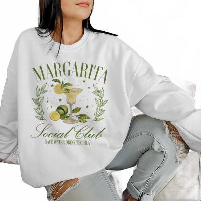 Women's Margarita Social Club Graphic Sweatshirt - WKNDER