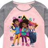 Girls' - Karma's World - We're All Stars Shirt Tail Raglan Graphic T-shirt - 2 of 4