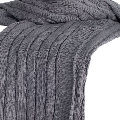 HomeRoots Knitted Throw Blanket - Thumbnail 3