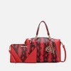 MKF Collection Addison Snake Embossed Women’s Tote Bag with matching Wristlet Pouch by Mia K - 2 of 3