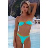 Moda Minx 'Turquoise' Bohemian Bay Kailani Bandeau Bikini Top - 3 of 4