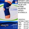 Sport Aid Neoprene Slip-On Knee Support Open Patella Large Blue - 2 of 2