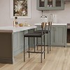 TackView 4 Pack Counter Height Bar Stools, Upholstered Barstools with Backrest and Footrest, Kitchen Barstools for Island, Counter Bar - 2 of 4