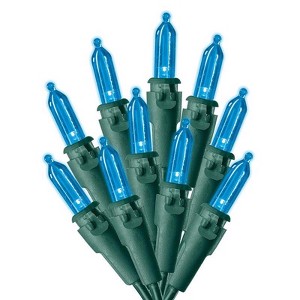 Celebrations LED Mini Blue 100 ct String Christmas Lights 24.5 ft. (Case of 12) - 1 of 1