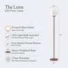 Brightech Luna Mid-Century (Includes LED Light Bulb) Standing Floor Lamp Oil-Brushed Bronze - 3 of 4
