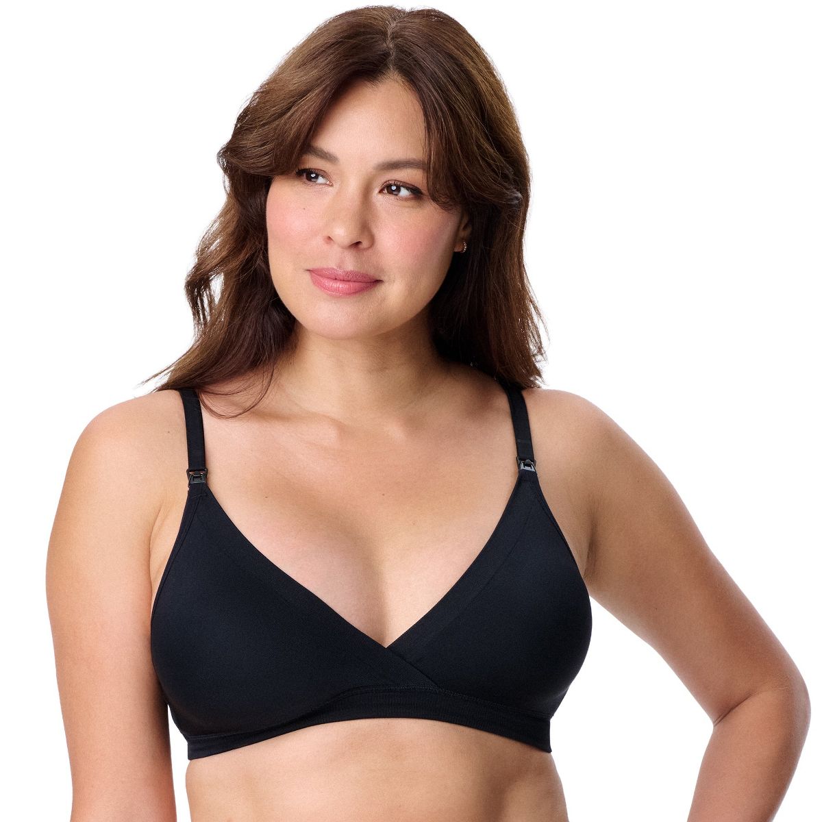 Motherhood Maternity Women's Maternity Wireless Seamless Wrap Nursing Bra