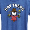 Women's - Peanuts - Snoopy Scarecrow Hay There Short Sleeve Graphic T-Shirt - 2 of 4